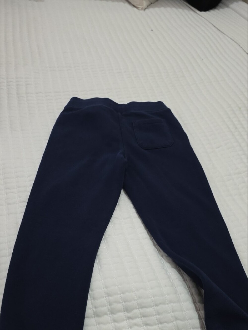 Polo by Ralph Lauren Navy Sweat Joggers with Orange Logo - Picture 4 of 4